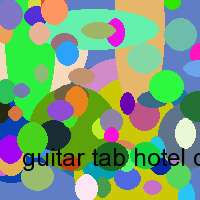 guitar tab hotel california