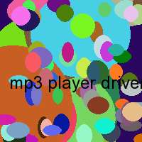 mp3 player driver disk